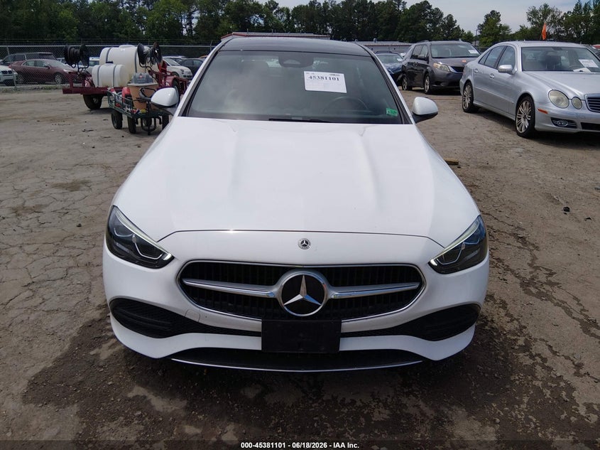 2022 Mercedes-benz C-klasse VIN W1KAF4HB1NR061074 IAAI salvage auction — UNDERCARRIAGE, Salvage Title, sold $16,900 on 2026-07-15 (photo 6)