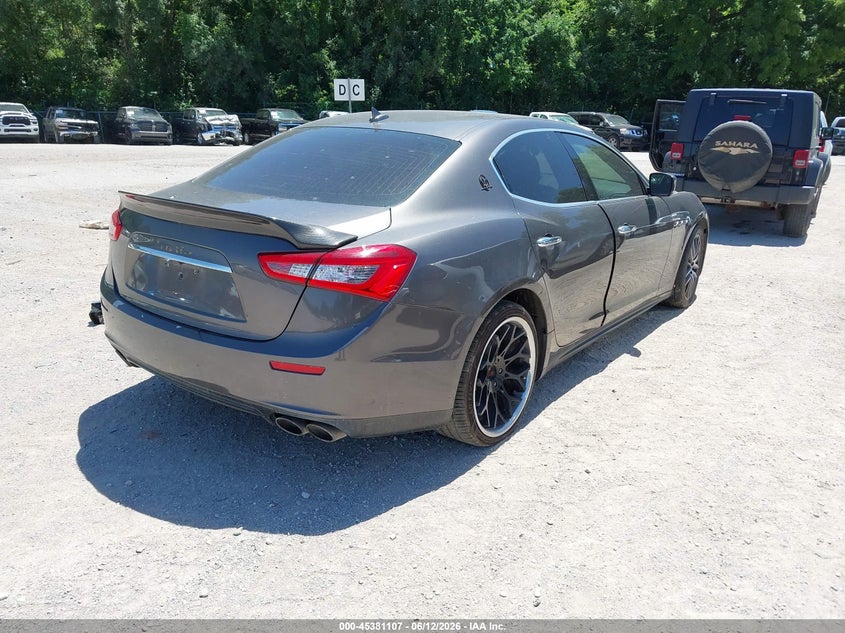 2016 Maserati Ghibli VIN ZAM57XSA6G1175045 IAAI salvage auction — ELECTRICAL, Clear (Kansas), sold $1,275 on 2026-07-08 (photo 4)