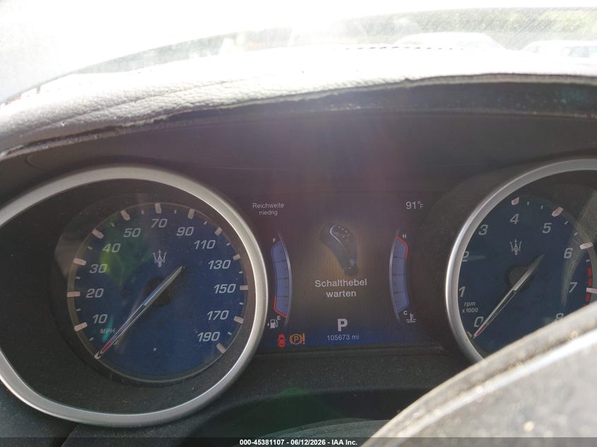 2016 Maserati Ghibli VIN ZAM57XSA6G1175045 IAAI salvage auction — ELECTRICAL, Clear (Kansas), sold $1,275 on 2026-07-08 (photo 7)