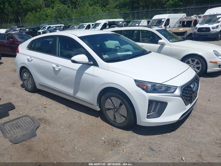 2021 Hyundai Ioniq VIN KMHC75LC3MU260768 IAAI salvage auction — LEFT SIDE, Salvage (Massachusetts), sold $1,050 on 2026-07-24 (photo 1)