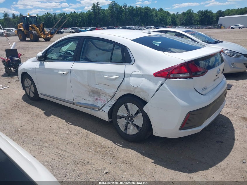 2021 Hyundai Ioniq VIN KMHC75LC3MU260768 IAAI salvage auction — LEFT SIDE, Salvage (Massachusetts), sold $1,050 on 2026-07-24 (photo 3)