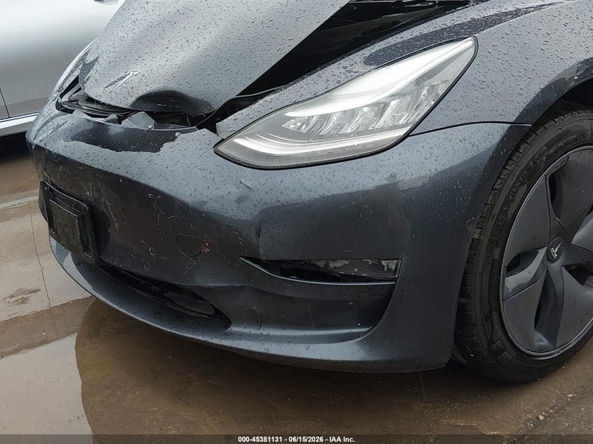 2020 Tesla Model 3 VIN 5YJ3E1EA4LF658223 IAAI salvage auction — FRONT END, Original (Texas), sold $6,200 on 2026-07-23 (photo 6)