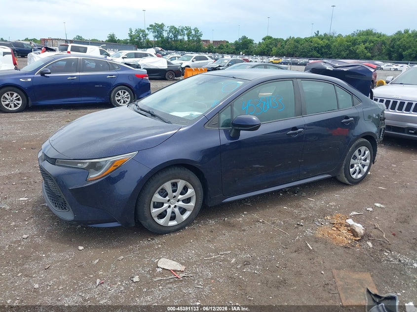2020 Toyota Corolla VIN 5YFEPRAE7LP048444 IAAI salvage auction — REAR END, Salvage (Tennessee), sold $6,250 on 2026-07-09 (photo 2)