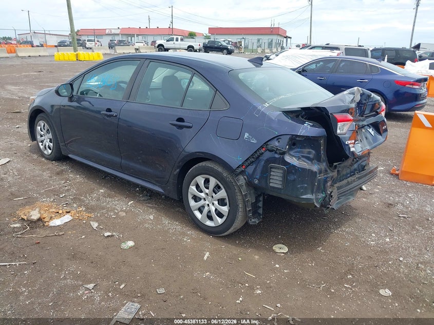 2020 Toyota Corolla VIN 5YFEPRAE7LP048444 IAAI salvage auction — REAR END, Salvage (Tennessee), sold $6,250 on 2026-07-09 (photo 3)