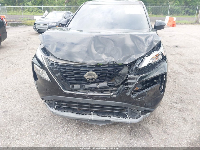 2021 Nissan Rogue VIN JN8AT3BA8MW007336 IAAI salvage auction — FRONT END, Rebuildable (Florida), sold $5,400 on 2026-07-07 (photo 6)