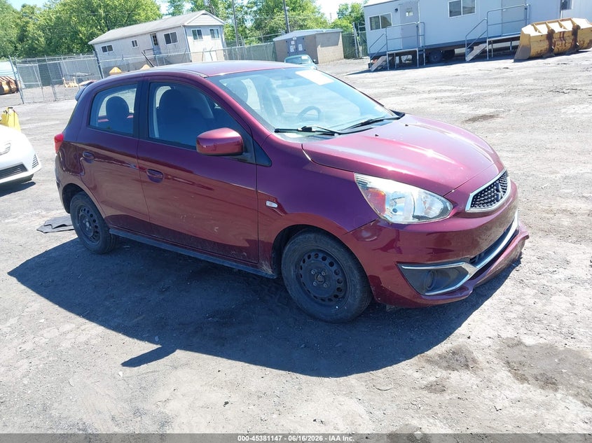 2017 Mitsubishi Mirage VIN ML32A3HJ2HH009609 IAAI salvage auction — FRONT END, Salvage (Pennsylvania), sold $775 on 2026-07-14 (photo 1)