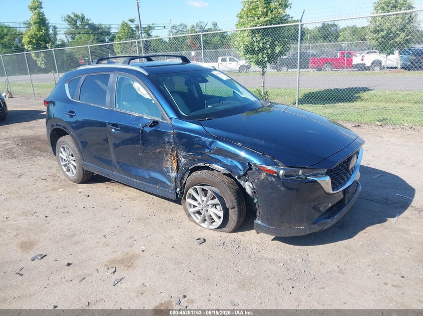 2025 Mazda Cx-5 VIN JM3KFBCM5S0729073 IAAI salvage auction — RIGHT FRONT, Salvage Title, sold $2,850 on 2026-07-28 (photo 1)