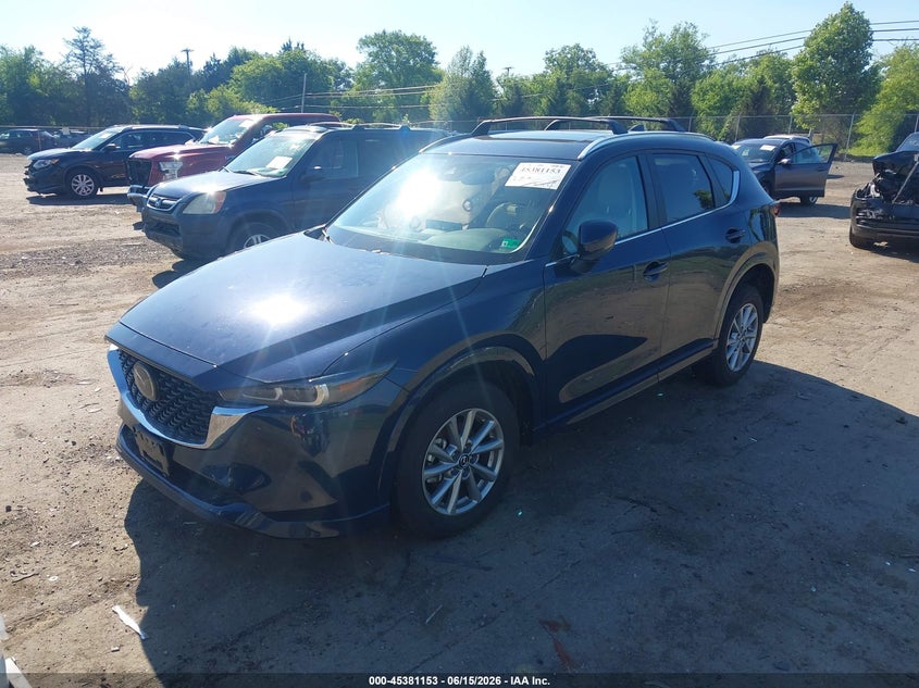 2025 Mazda Cx-5 VIN JM3KFBCM5S0729073 IAAI salvage auction — RIGHT FRONT, Salvage Title, sold $2,850 on 2026-07-28 (photo 2)