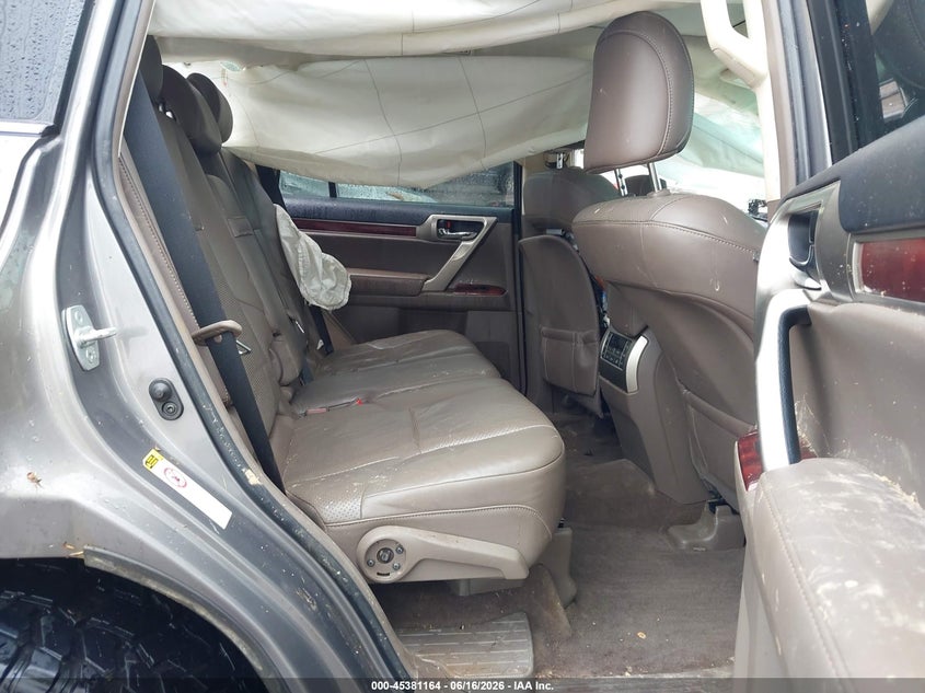 2010 Lexus Gx 460 VIN JTJBM7FX8A5016653 IAAI salvage auction — FRONT & REAR, Salvage (Alabama), sold $4,500 on 2026-07-15 (photo 8)