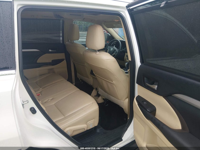2016 Toyota Highlander VIN 5TDKKRFH5GS129153 IAAI salvage auction — LEFT SIDE, Clear (South Carolina), sold $6,100 on 2026-07-08 (photo 8)