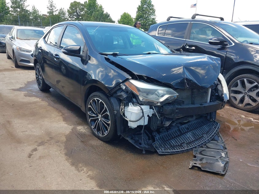 2014 Toyota Corolla VIN 2T1BURHE6EC143887 IAAI salvage auction — FRONT END, Salvage (North Carolina), sold $1,350 on 2026-07-09 (photo 1)