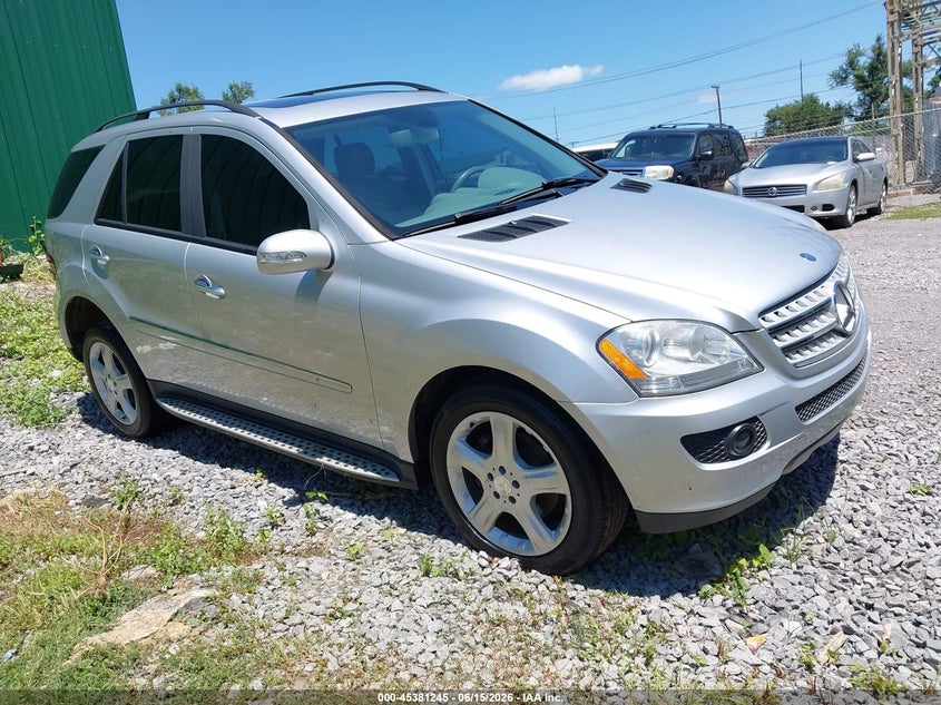 2008 Mercedes-benz Ml-class VIN 4JGBB86E08A402106 IAAI salvage auction — NORMAL WEAR, Clear (Tennessee), sold $250 on 2026-07-09 (photo 1)