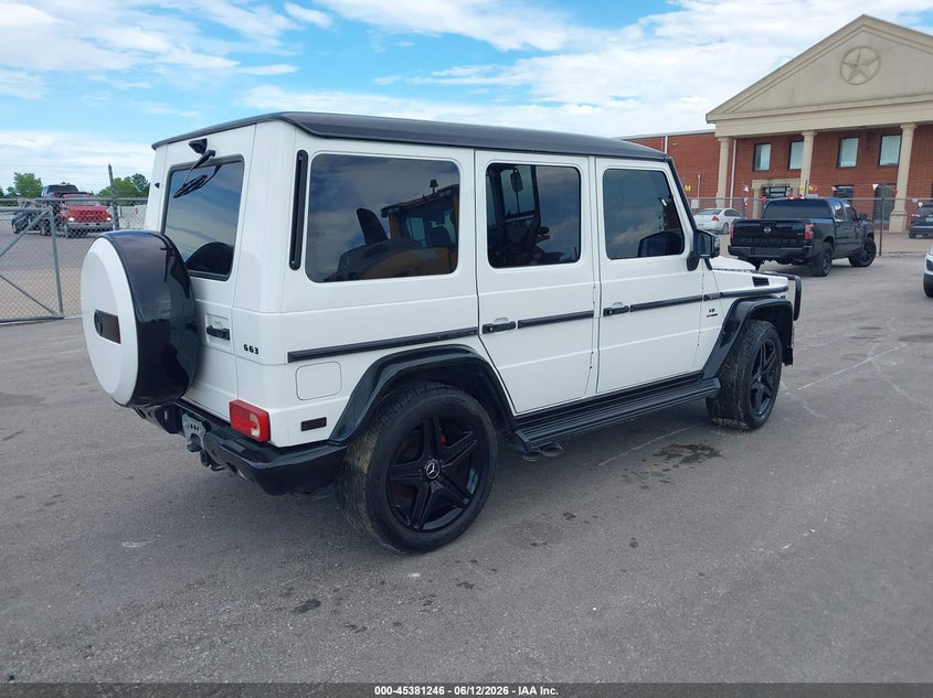 2018 Mercedes-benz G-klasse VIN WDCYC7DHXJX287983 IAAI salvage auction — FRONT END, Salvage (Louisiana), sold $33,250 on 2026-07-13 (photo 4)