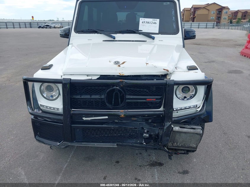 2018 Mercedes-benz G-klasse VIN WDCYC7DHXJX287983 IAAI salvage auction — FRONT END, Salvage (Louisiana), sold $33,250 on 2026-07-13 (photo 6)