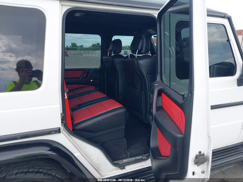 2018 Mercedes-benz G-klasse VIN WDCYC7DHXJX287983 IAAI salvage auction — FRONT END, Salvage (Louisiana), sold $33,250 on 2026-07-13 (photo 8)