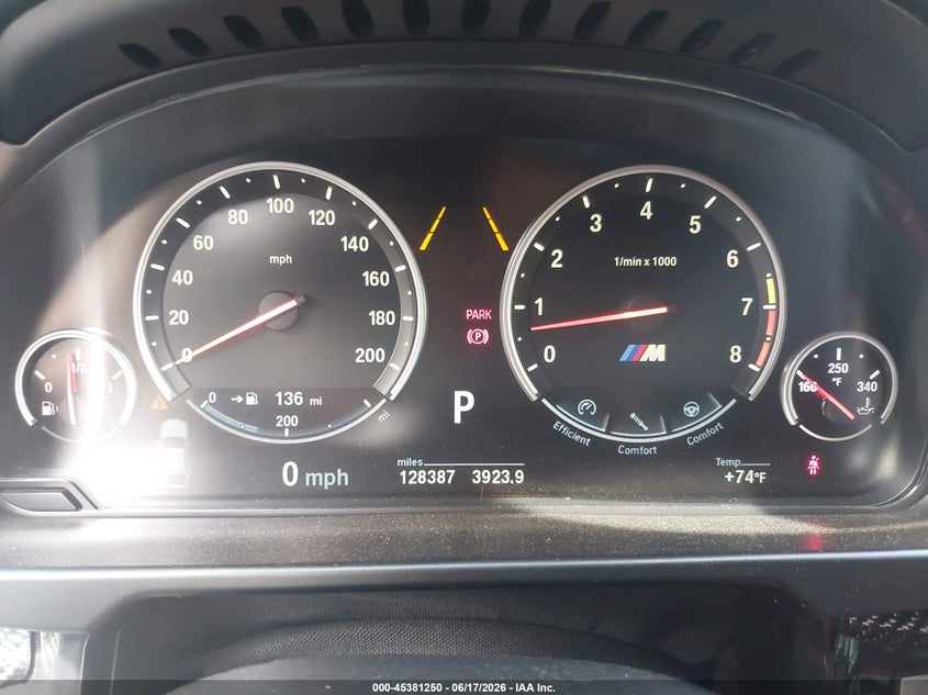2016 BMW X6 m VIN 5YMKW8C53G0R43093 IAAI salvage auction — LEFT & RIGHT, Salvage (New Jersey), sold $1,600 on 2026-07-29 (photo 7)