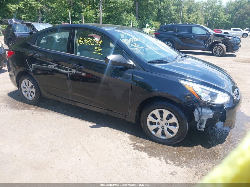 2017 Hyundai Accent VIN KMHCT4AE7HU321099 IAAI salvage auction — FRONT END, Salvage - Greater Than 75% (Maryland), sold $500 on 2026-07-11 (photo 1)