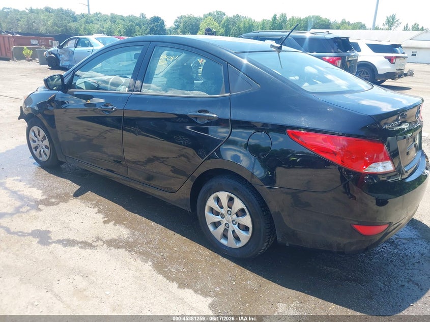 2017 Hyundai Accent VIN KMHCT4AE7HU321099 IAAI salvage auction — FRONT END, Salvage - Greater Than 75% (Maryland), sold $500 on 2026-07-11 (photo 3)