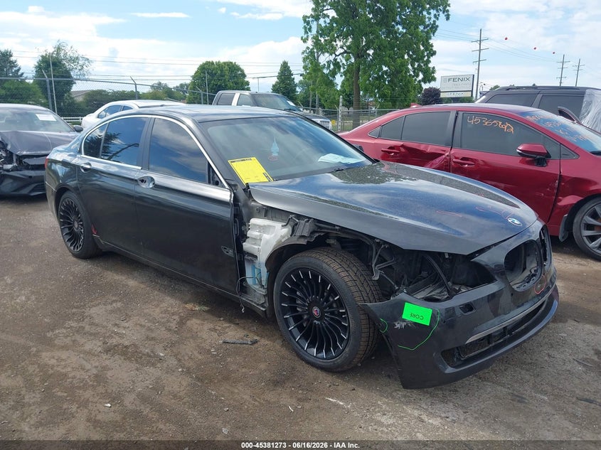 2012 BMW 7er VIN WBAKC6C52CC395714 IAAI salvage auction — RIGHT FRONT, Previous Salvage (Michigan), sold $1,150 on 2026-07-08 (photo 1)