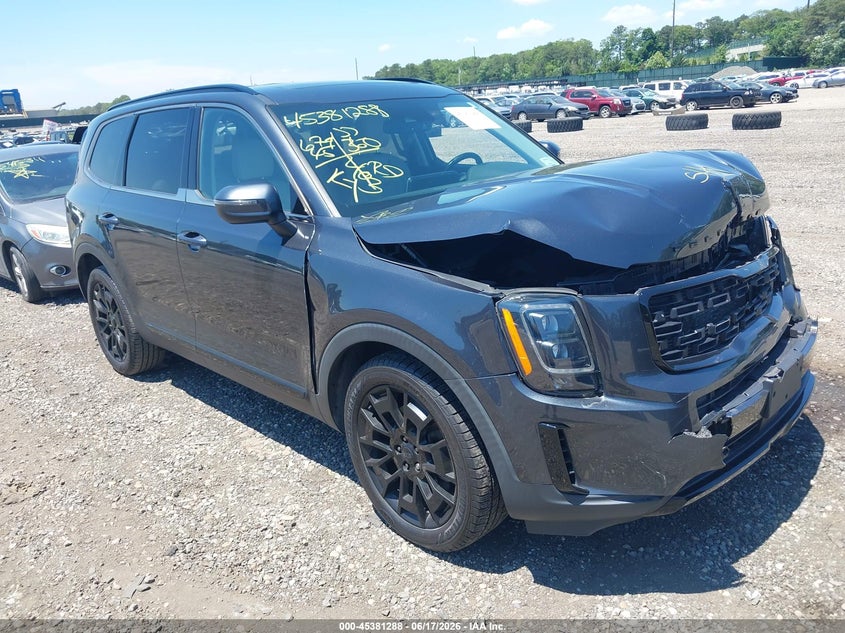 2021 Kia Telluride VIN 5XYP3DHC5MG101871 IAAI salvage auction — FRONT END, Salvage Title, sold $4,850 on 2026-07-26 (photo 1)