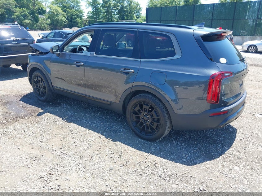 2021 Kia Telluride VIN 5XYP3DHC5MG101871 IAAI salvage auction — FRONT END, Salvage Title, sold $4,850 on 2026-07-26 (photo 3)