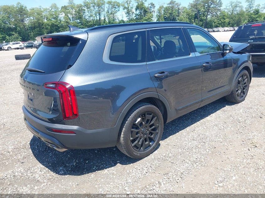 2021 Kia Telluride VIN 5XYP3DHC5MG101871 IAAI salvage auction — FRONT END, Salvage Title, sold $4,850 on 2026-07-26 (photo 4)
