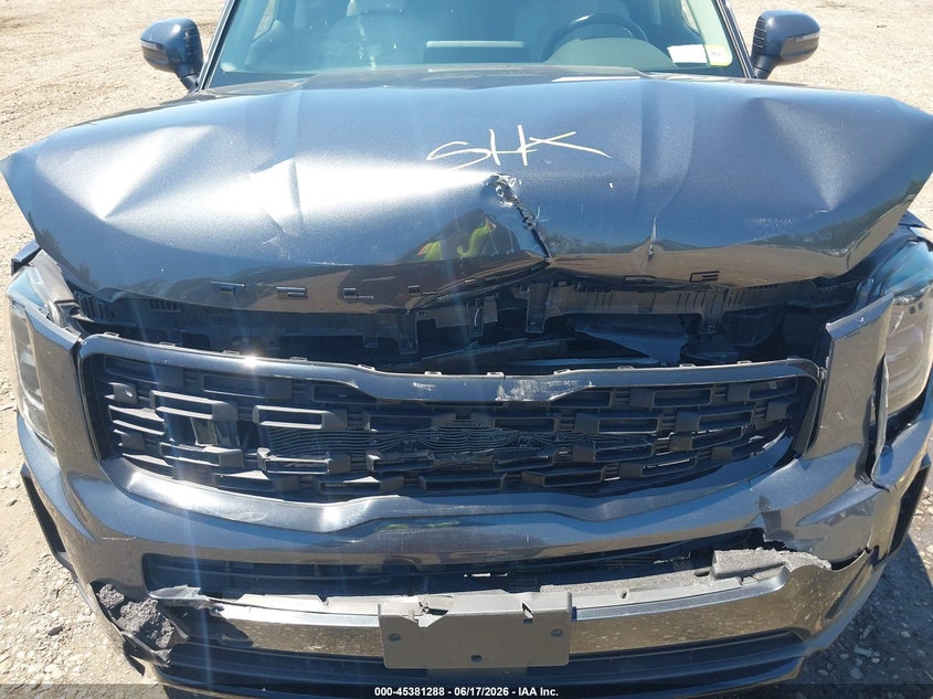2021 Kia Telluride VIN 5XYP3DHC5MG101871 IAAI salvage auction — FRONT END, Salvage Title, sold $4,850 on 2026-07-26 (photo 6)