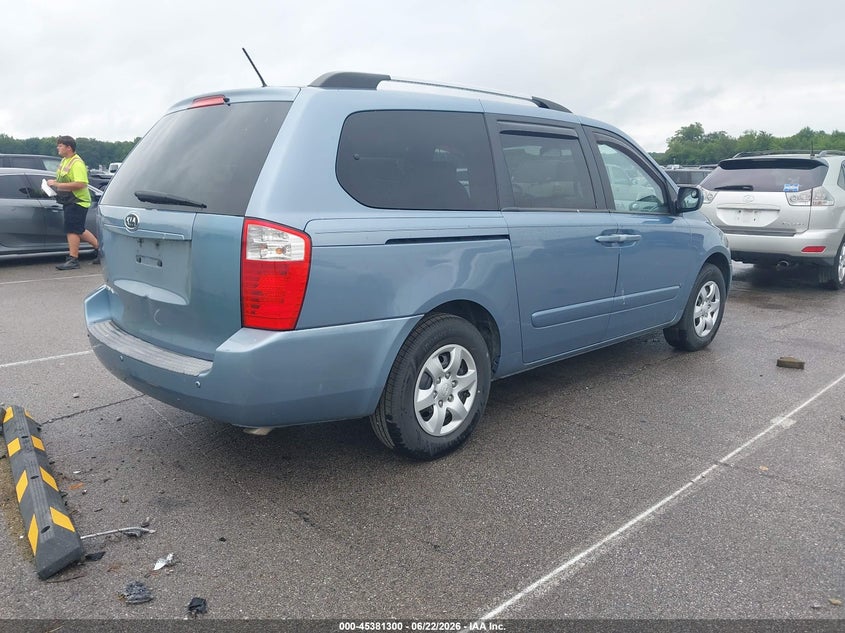 2010 Kia SEDONA VIN KNDMG4C31A6342596 IAAI salvage auction — NORMAL WEAR, Clear (Indiana), sold $750 on 2026-07-09 (photo 4)