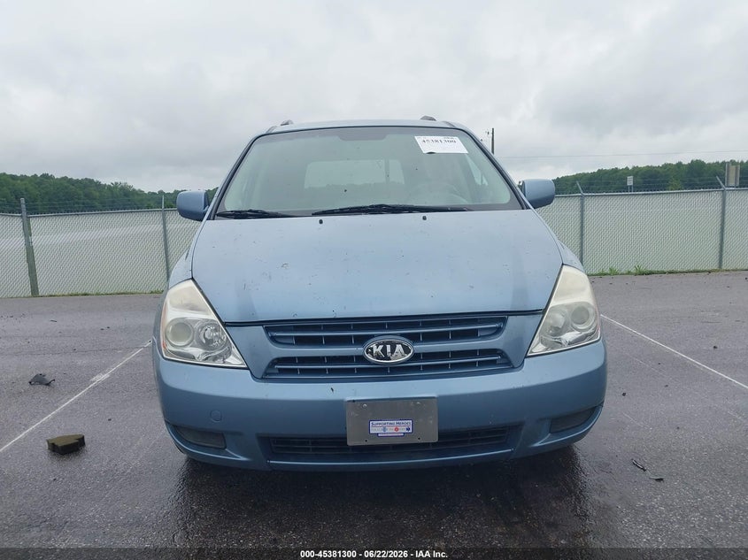 2010 Kia SEDONA VIN KNDMG4C31A6342596 IAAI salvage auction — NORMAL WEAR, Clear (Indiana), sold $750 on 2026-07-09 (photo 6)