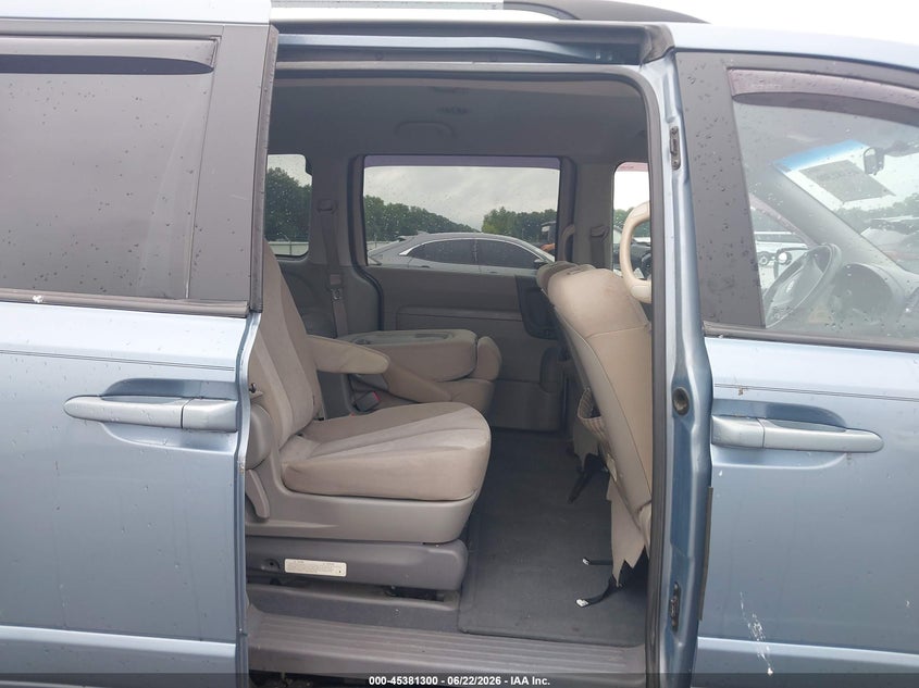 2010 Kia SEDONA VIN KNDMG4C31A6342596 IAAI salvage auction — NORMAL WEAR, Clear (Indiana), sold $750 on 2026-07-09 (photo 8)
