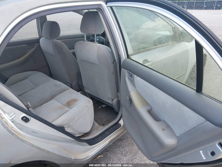 2006 Toyota Corolla VIN JTDBR32E860096476 IAAI salvage auction — NORMAL WEAR, Clear (South Carolina), sold $300 on 2026-07-22 (photo 8)