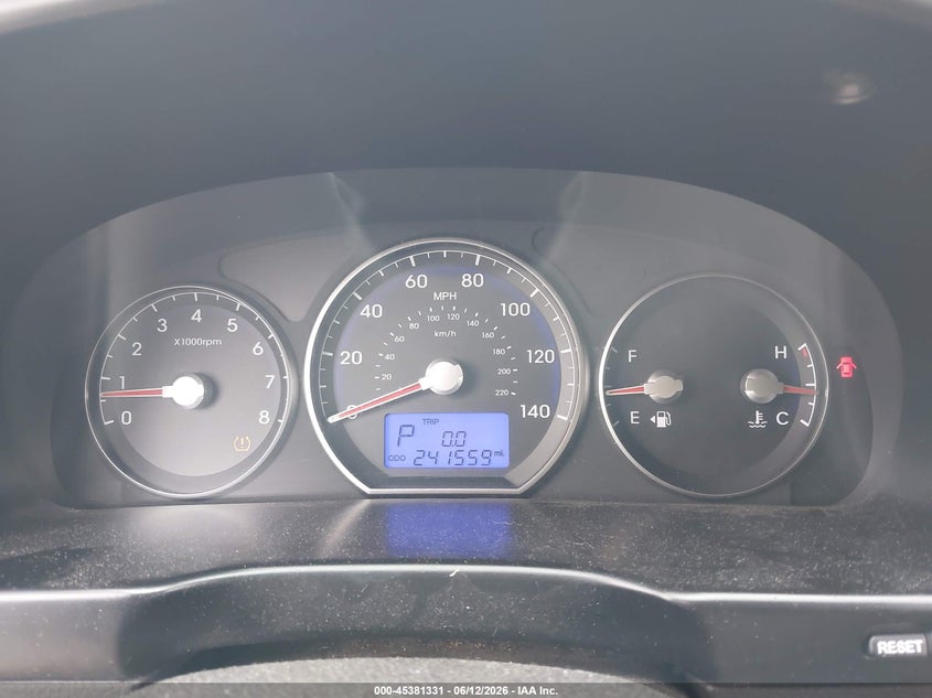 2011 Hyundai Santa fe VIN 5XYZG3AB4BG058355 IAAI salvage auction — NORMAL WEAR, Original (Ohio), sold $650 on 2026-07-22 (photo 7)