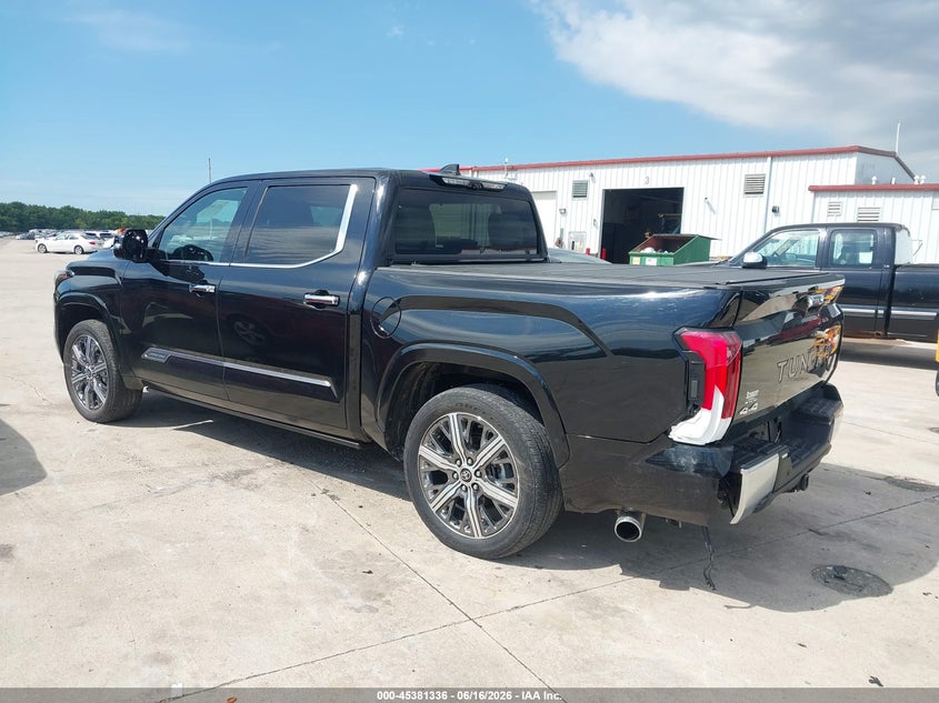 2022 Toyota Tundra VIN 5TFVC5DB6NX005479 IAAI salvage auction — REAR END, Salvage (Illinois), sold $25,250 on 2026-07-17 (photo 3)