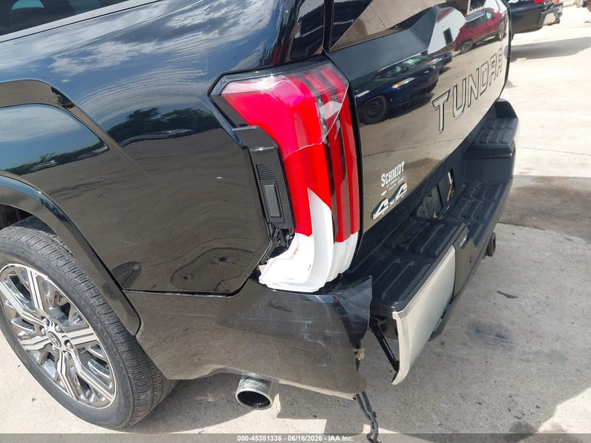 2022 Toyota Tundra VIN 5TFVC5DB6NX005479 IAAI salvage auction — REAR END, Salvage (Illinois), sold $25,250 on 2026-07-17 (photo 6)