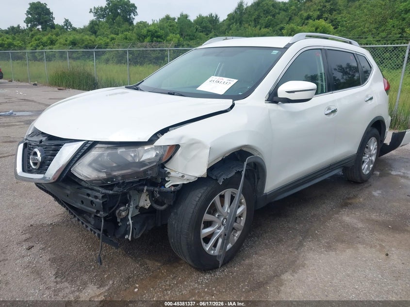 2017 Nissan Rogue VIN KNMAT2MT0HP557019 IAAI salvage auction — FRONT END, Salvage (Louisiana), sold $1,050 on 2026-07-15 (photo 2)