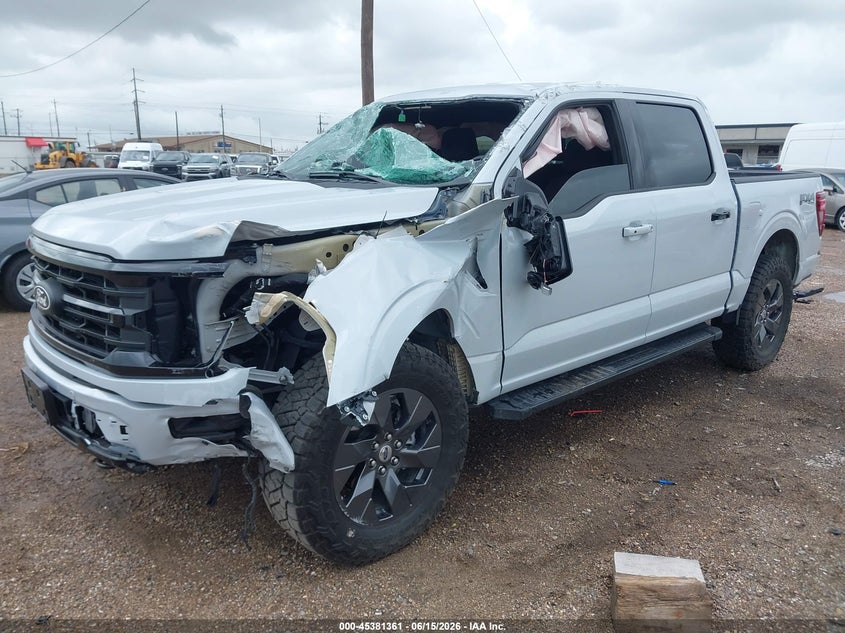 2025 Ford F-150 VIN 1FTFW3L8XSKF05983 IAAI salvage auction — ROLLOVER, Salvage (Texas), sold $11,300 on 2026-07-28 (photo 2)