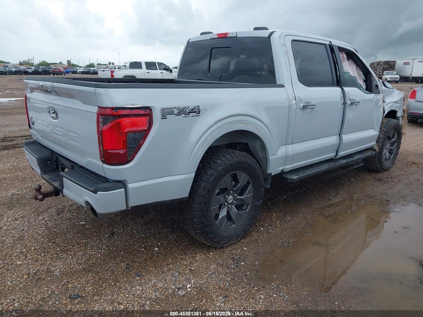2025 Ford F-150 VIN 1FTFW3L8XSKF05983 IAAI salvage auction — ROLLOVER, Salvage (Texas), sold $11,300 on 2026-07-28 (photo 4)