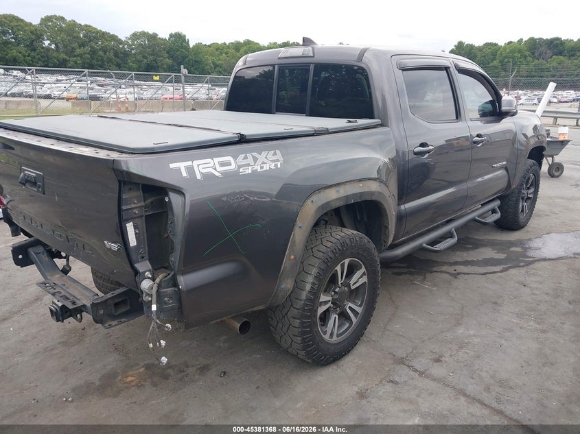 2016 Toyota Tacoma VIN 5TFCZ5AN5GX028727 IAAI salvage auction — FRONT END, Salvage (North Carolina), sold $13,025 on 2026-07-09 (photo 4)