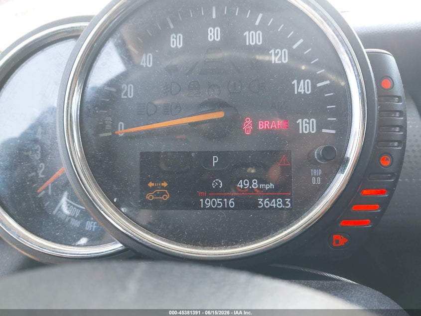 2014 Mini Hard top VIN WMWXM5C56ET730635 IAAI salvage auction — UNKNOWN, Salvage (Arizona), sold $300 on 2026-07-07 (photo 7)