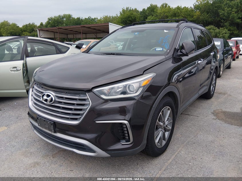 2017 Hyundai Santa fe VIN KM8SM4HF0HU167536 IAAI salvage auction — NORMAL WEAR, Clear (Montana), sold $1,550 on 2026-07-20 (photo 2)