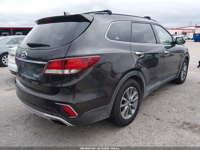 2017 Hyundai Santa fe VIN KM8SM4HF0HU167536 IAAI salvage auction — NORMAL WEAR, Clear (Montana), sold $1,550 on 2026-07-20 (photo 4)