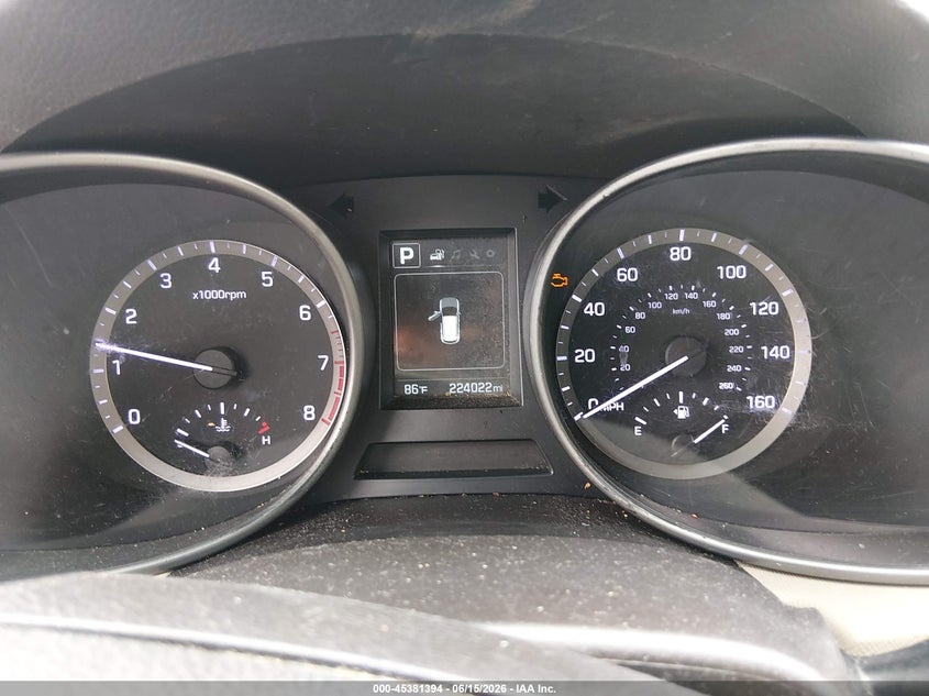 2017 Hyundai Santa fe VIN KM8SM4HF0HU167536 IAAI salvage auction — NORMAL WEAR, Clear (Montana), sold $1,550 on 2026-07-20 (photo 7)