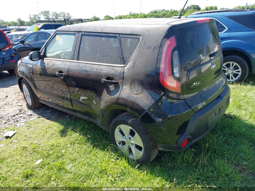 2016 Kia Soul VIN KNDJN2A2XG7301104 IAAI salvage auction — NORMAL WEAR, Clear (Tennessee), sold $325 on 2026-07-16 (photo 3)