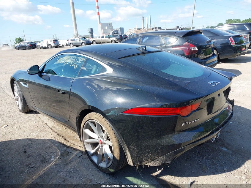 2017 Jaguar F-type VIN SAJWA6BU0H8K46717 IAAI salvage auction — REAR END, Clear (Indiana), sold $11,500 on 2026-07-29 (photo 3)