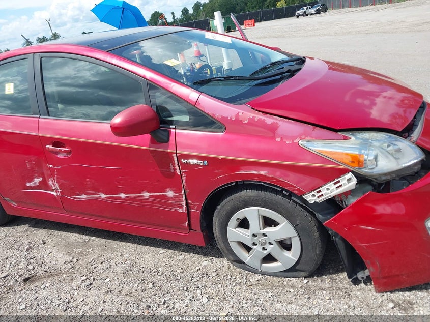 2010 Toyota Prius VIN JTDKN3DUXA0157187 IAAI salvage auction — RIGHT SIDE, Clear (South Carolina), sold $1,400 on 2026-07-29 (photo 6)