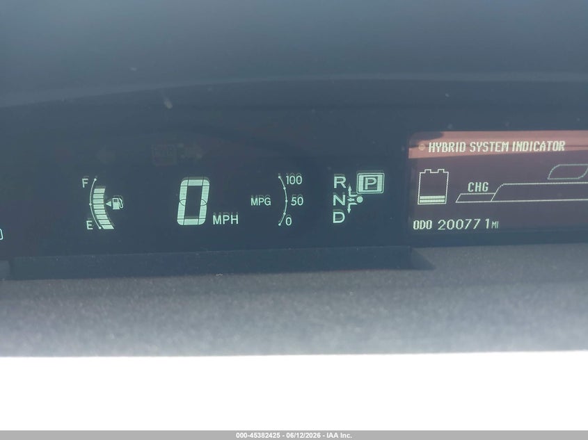 2010 Toyota Prius VIN JTDKN3DU2A5228868 IAAI salvage auction — NORMAL WEAR, Clear (Arizona), sold $350 on 2026-07-09 (photo 7)