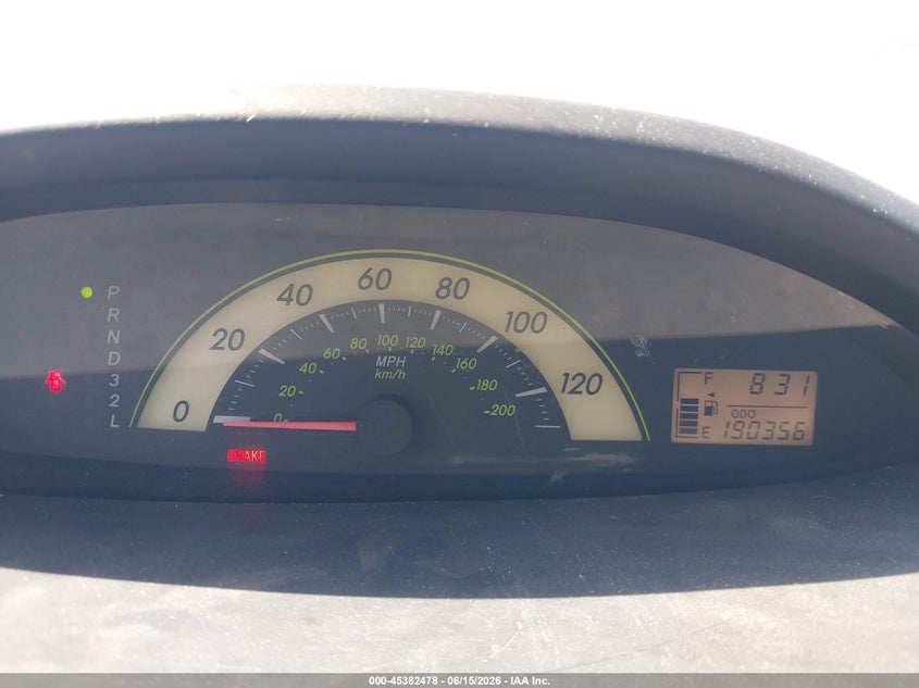 2007 Toyota Yaris VIN JTDBT923271104389 IAAI salvage auction — UNKNOWN, App For Dup Clear (California), sold $350 on 2026-07-22 (photo 7)