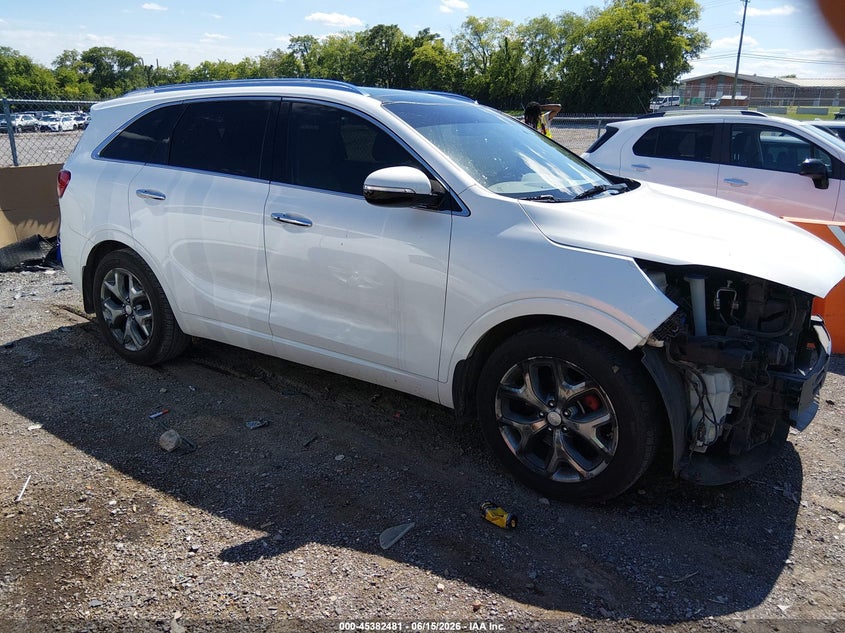 2016 Kia Sorento VIN 5XYPK4A56GG092116 IAAI salvage auction — FRONT END, Salvage (Tennessee), sold $1,650 on 2026-07-16 (photo 1)
