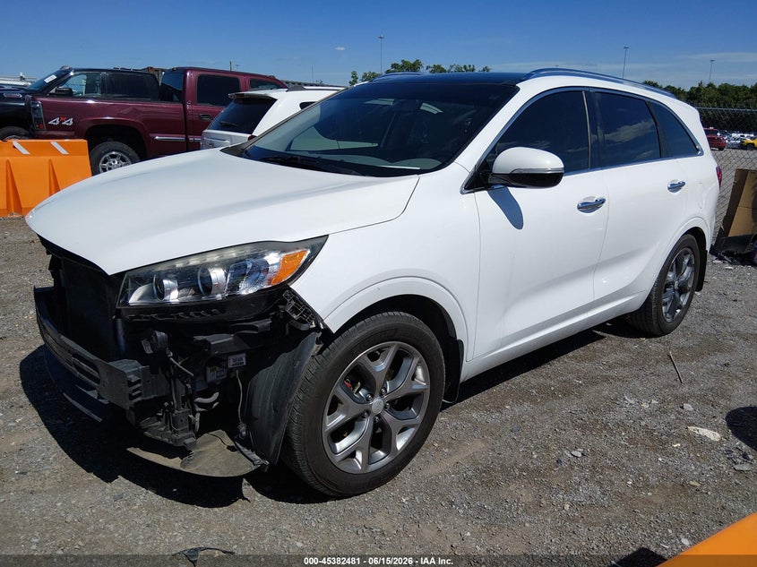 2016 Kia Sorento VIN 5XYPK4A56GG092116 IAAI salvage auction — FRONT END, Salvage (Tennessee), sold $1,650 on 2026-07-16 (photo 2)