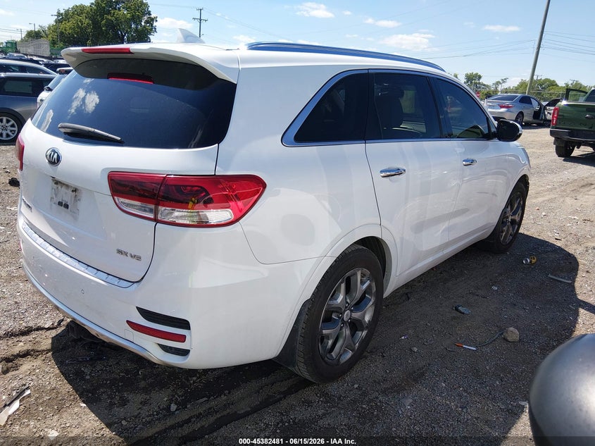 2016 Kia Sorento VIN 5XYPK4A56GG092116 IAAI salvage auction — FRONT END, Salvage (Tennessee), sold $1,650 on 2026-07-16 (photo 4)